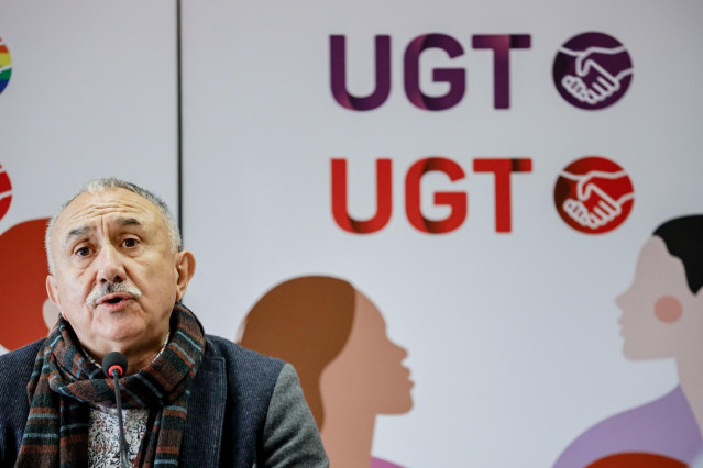 El secretario General de UGT, Pepe Álvarez, en una imagen de archivo.