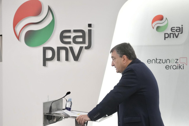 El portavoz del Grupo Vasco en el Congreso de los Diputados, Aitor Esteban