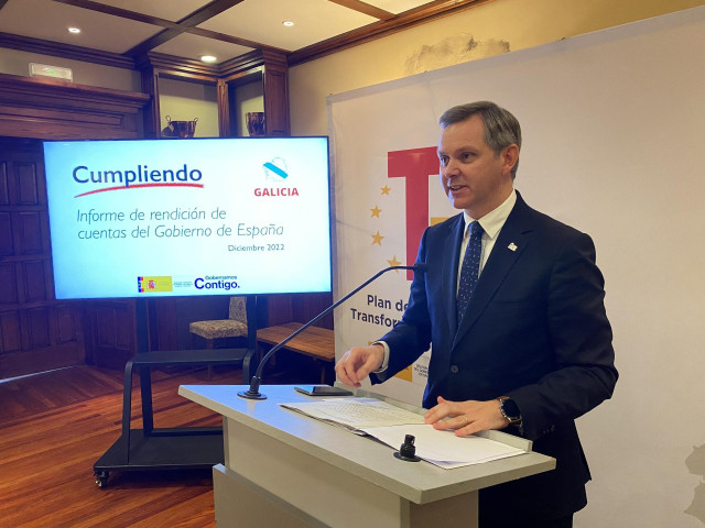El delegado del Gobierno, José Miñones, en rueda de prensa