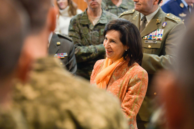 Archivo - La ministra de Defensa, Margarita Robles, visita las instalaciones del 'Toledo Training Command'.