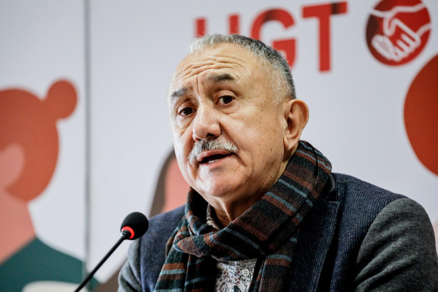 El secretario general de UGT, Pepe Álvarez