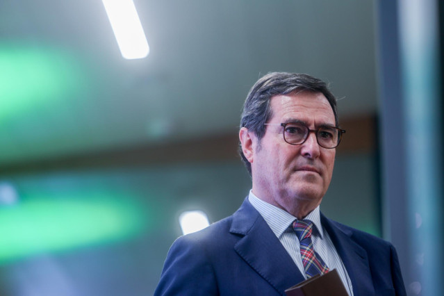 El presidente de la CEOE, Antonio Garamendi.