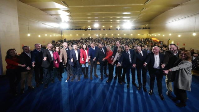 Acto del PP en Cuenca con Alberto Núñez Feijóo y Paco Núñez