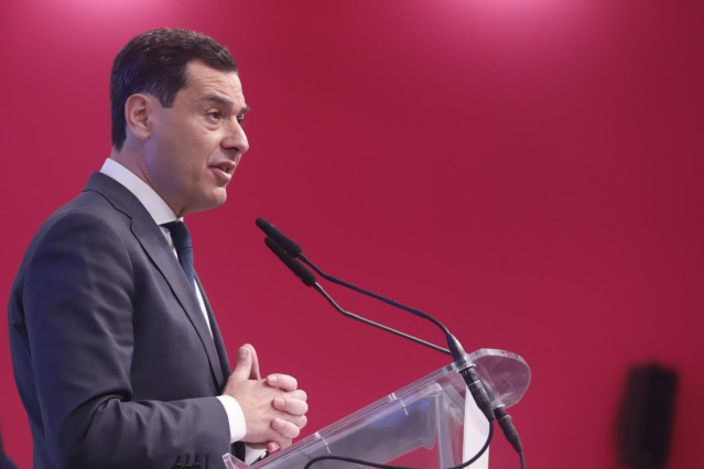 El presidente de la Junta de Andalucía, Juanma Moreno