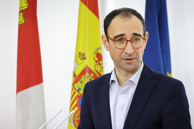 El secretario general del PSOE de Salamanca, David Serrada.
