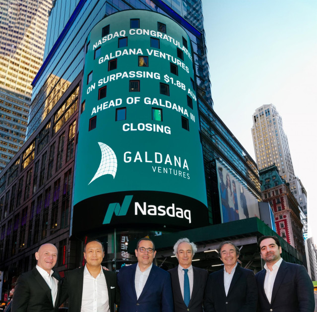 De izquierda a derecha Javier Rubió, Didac Lee, Marcel Rafart, José Luis Molina, Miguel Zurita y Roque Velasco, de Galdana Ventures.
