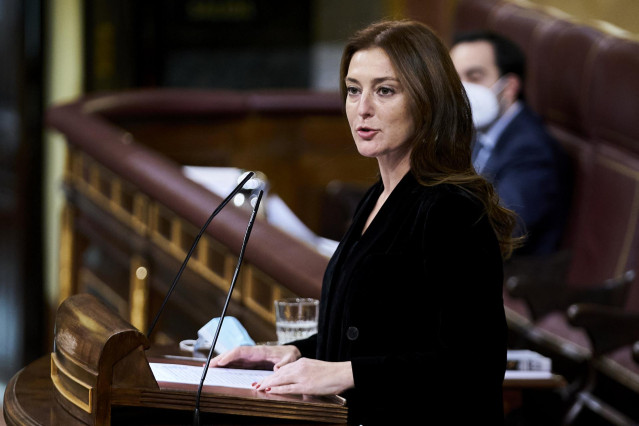 Archivo - La diputada del PP María Valentina Martínez en el Congreso