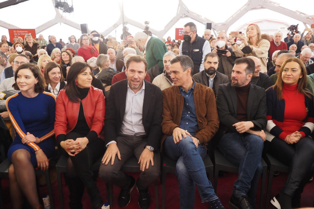 VALLADOLID. 21/01/23. CLAUDIA ALBA. MITIN DE PRESENTACIÓN DE LAS CANDIDATURAS DE CAPITALES DE PROVINCIA DEL PSOE EN LA PRESENCIA DE PRESIDENTE DEL GOBIERNO PEDRO SÁNCHEZ.