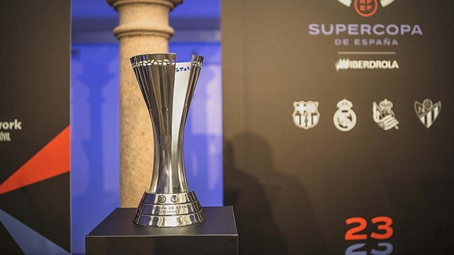 Cartel de la Supercopa de España de fútbol femenino 2023.