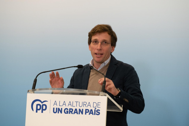 El alcalde de Madrid, José Luis Martínez-Almeida.