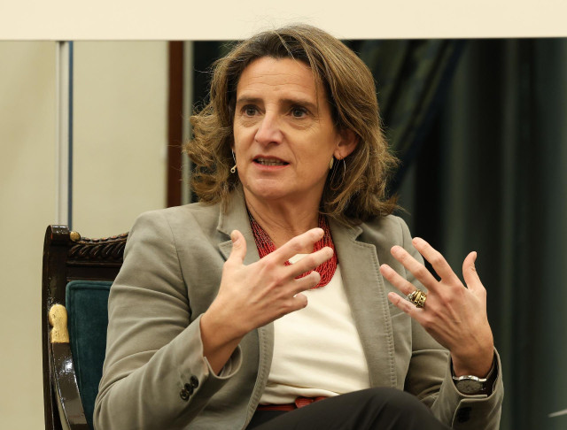 La vicepresidenta tercera y ministra para la Transición Ecológica y el Reto Demográfico, Teresa Ribera