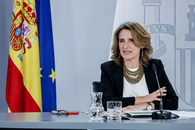 La vicepresidenta tercera y ministra para la Transición Ecológica y el Reto Demográfico, Teresa Ribera