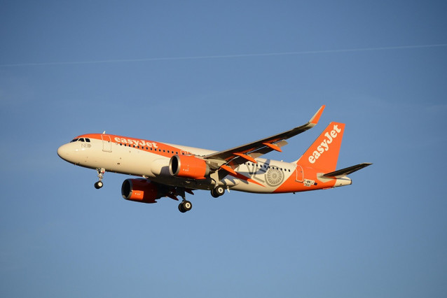 Archivo - Avión de easyJet.