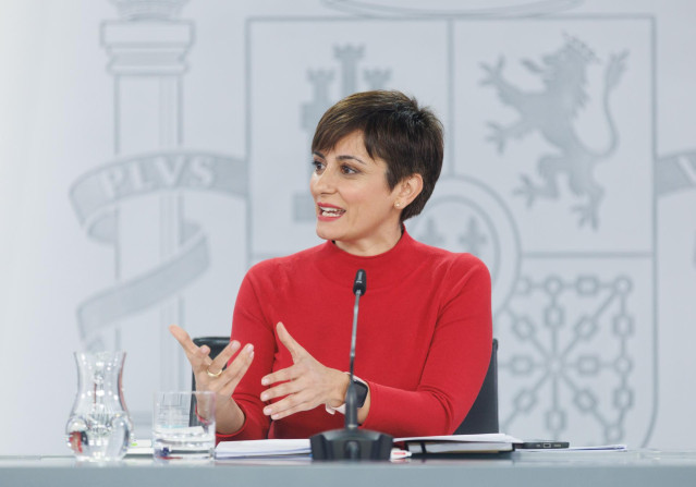 La portavoz del Gobierno y ministra de Política Territorial, Isabel Rodríguez