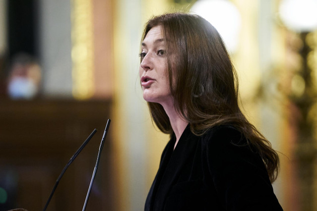 Archivo - La diputada del PP Valentina Martínez
