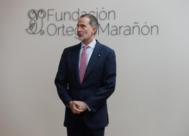 El Rey Felipe VI asiste a la inauguración del espacio cultural Ortega-Marañón de la Fundación José Ortega y Gasset-Gregorio Marañón (FOM)