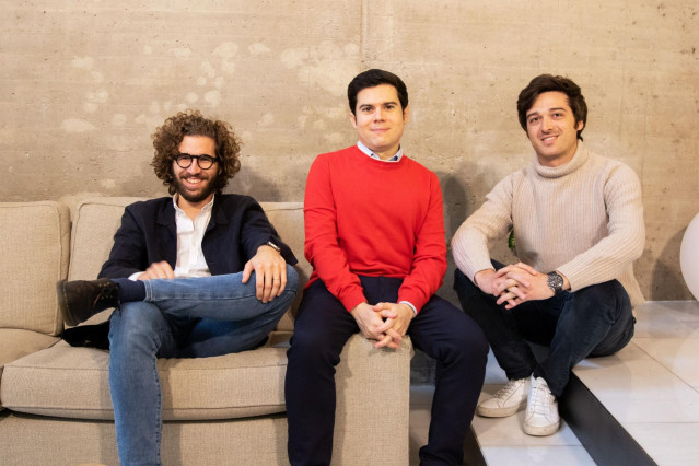 Archivo - Los tres fundadores y co-dirigentes de Fever, Francisco Hein, Alexandre Pérez e Ignacio Bachiller.