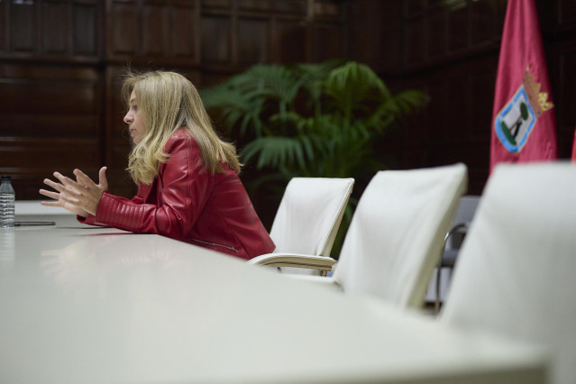 Archivo - La portavoz municipal del Ayuntamiento de Madrid, delegada del área de Seguridad y Emergencias y vicesecretaria de Sectorial del PP de Madrid, Inmaculada Sanz, durante una entrevista para Europa Press, a 28 de septiembre de 2022, en Madrid (Espa