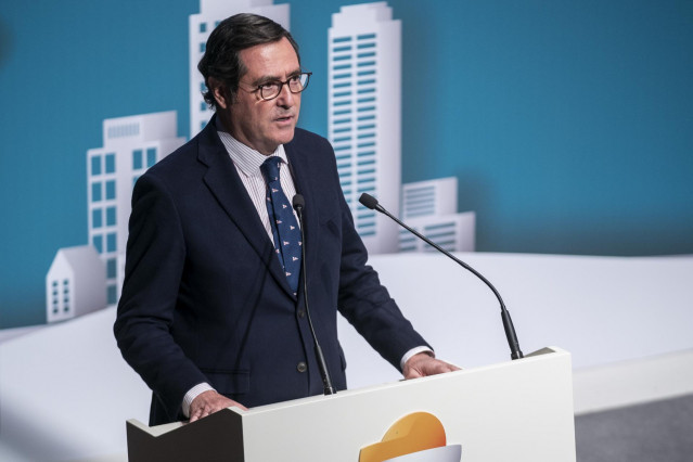 El presidente de la CEOE, Antonio Garamendi