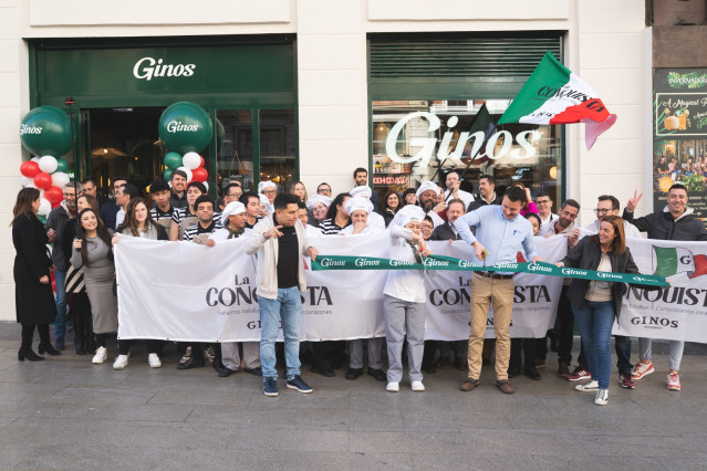 Archivo - Inauguración de un nuevo restaurante Ginos en la Gran Vía de Madrid