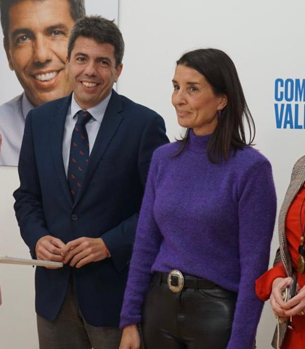 Mazón y Merino en la rueda de prensa