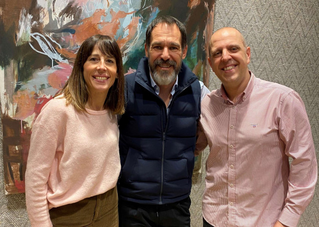 Arantza Elorriaga, Carlos De Pedro y Unai Aurtenetxe