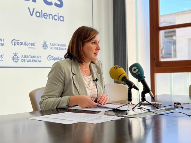 Archivo - La portavoz del PP en el Ayuntamiento de València, María José Catalá