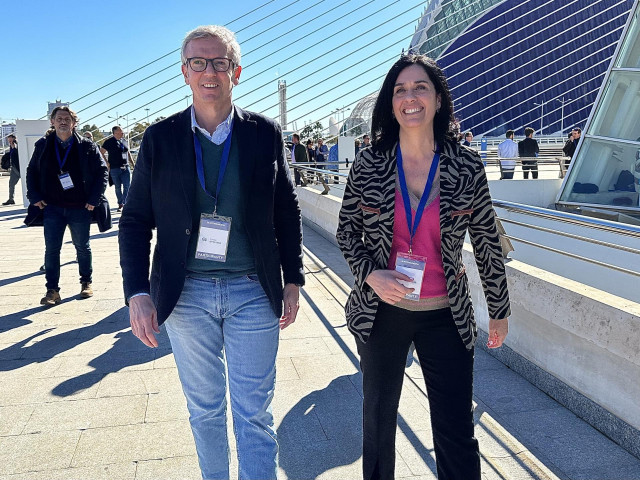 El presidente del PPdeG, Alfonso Rueda, y la secretaria xeral, Paula Prado