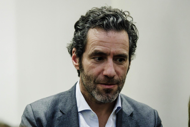 El portavoz del comité de campaña del Partido Popular (PP), Borja Semper, tras el Pleno del Senado, a 31 de enero de 2023, en Madrid (España).