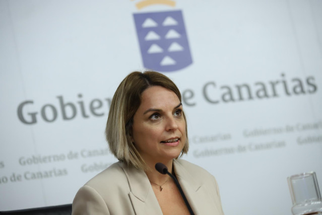Archivo - La consejera de Derechos Sociales del Gobierno de Canarias, Noemí Santana