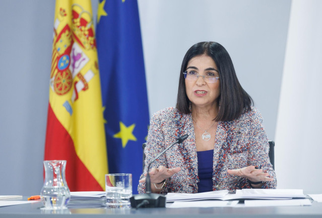 La ministra de Sanidad, Carolina Darias
