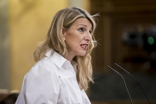 La vicepresidenta segunda y ministra de Trabajo y Economía Social, Yolanda Díaz, en una imagen de archivo.