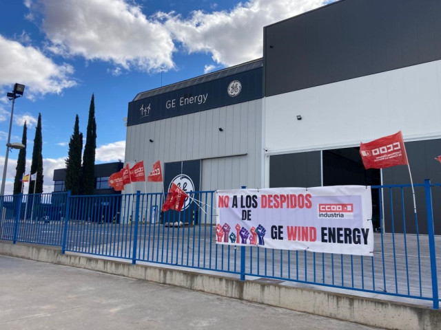 Huelga celebrada el pasado mes de enero en la planta de General Electric en Toledo