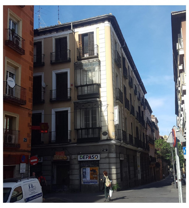 Edificio en la calle San Roque 1, en Madrid (España)