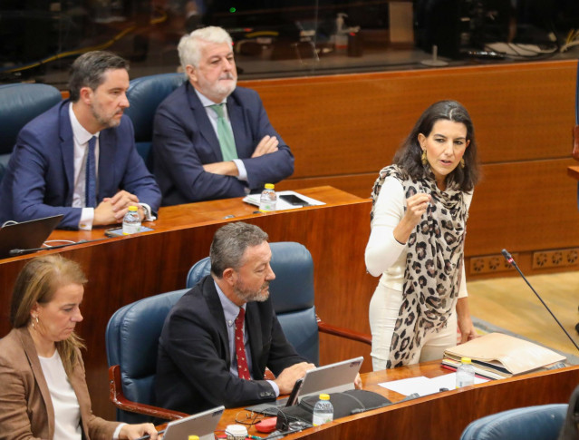 Archivo - La portavoz de Vox en la Asamblea de Madrid, Rocío Monasterio. Archivo.