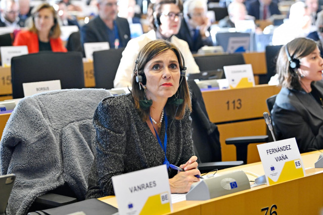La consejera de Presidencia, Paula Fernández, en el Comité de las Regiones