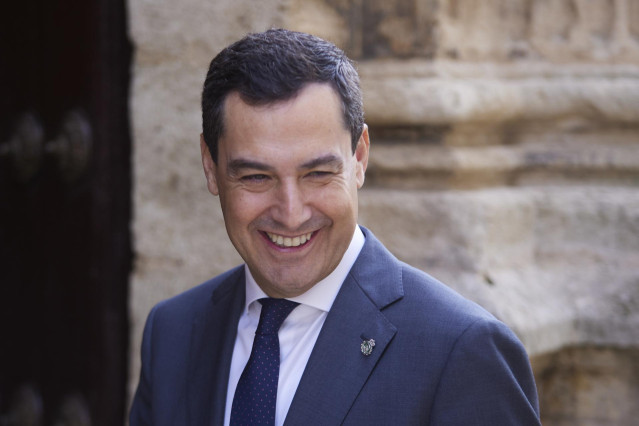 Archivo - El presidente de la Junta de Andalucía, Juanma Moreno, en una fotografía de archivo