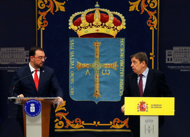 Fotos Rueda De Prensa Del Presidente Del Principado Y El Ministro De Agricultura, Pesca Y Alimentación