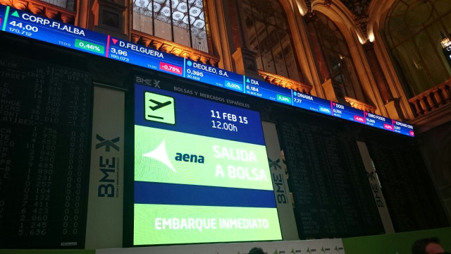 Archivo - Salida a Bolsa de Aena