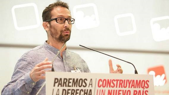 Imagen del secretario de Organización de IU, Ismael González.