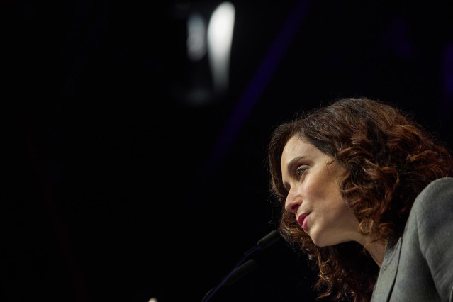 La presidenta de la Comunidad de Madrid, Isabel Díaz Ayuso. Archivo.