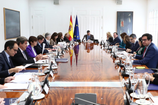 El jefe del Ejecutivo, Pedro Sánchez, preside este martes en Moncloa la reunión del Consejo de Seguridad Nacional.