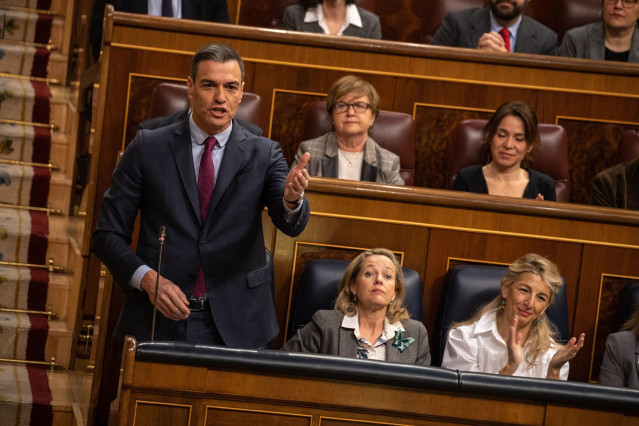 El presidente del Gobierno, Pedro Sánchez