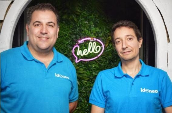 Archivo - Los fundadores de Idoneo.Com, Eduardo Clavijo y David Eguizábal
