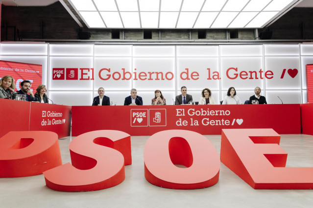 Reunión de la Ejecutiva del PSOE