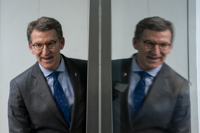 Archivo - El presidente del PP, Alberto Núñez Feijóo