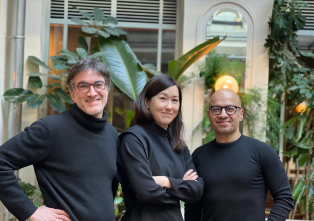 Archivo - El equipo fundador de Carbon Maps