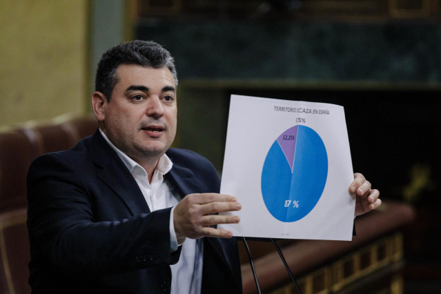 El diputado Parlamentario Confederal de Unidas Podemos-En Comú Podem-Galicia en Común Ezequiel García, en una foto de archivo.