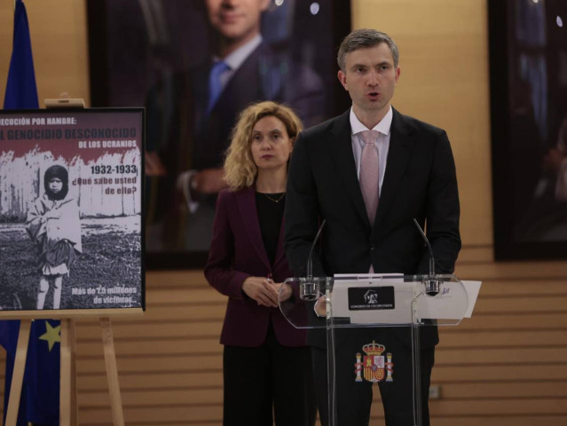 El ministro consejero de la Embajada de Ucrania en España, Dimitro Matiuschenko.