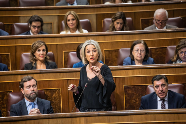 Archivo - La diputada de Vox por la provincia de Toledo, Inés Cañizares